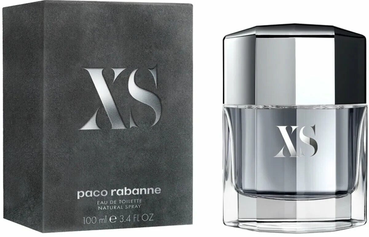 XS by Paco Rabanne Eau de Toilette for Men 3.4 oz