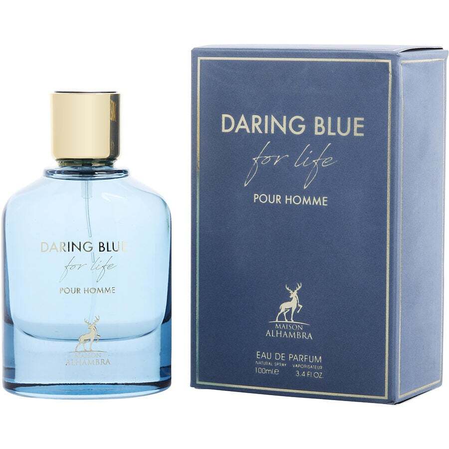 MAISON ALHAMBRA DARING BLUE FOR LIFE by Maison Alhambra (MEN) - EAU DE PARFUM SPRAY 3.4 OZ
