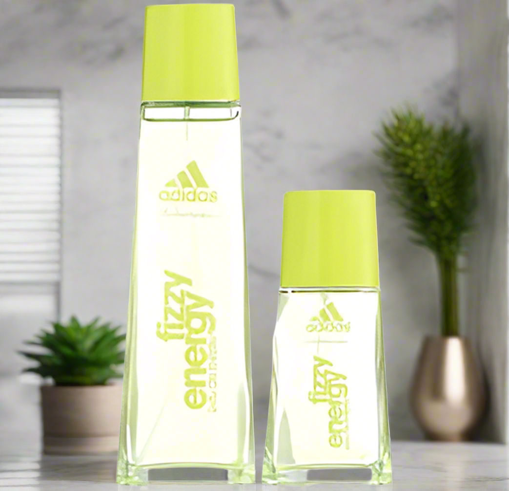Adidas Fizzy Energy by Adidas Gift Set -- 2.5 oz Eau De Toilette Spray + 1 oz Eau De Toilette Spray (Women)