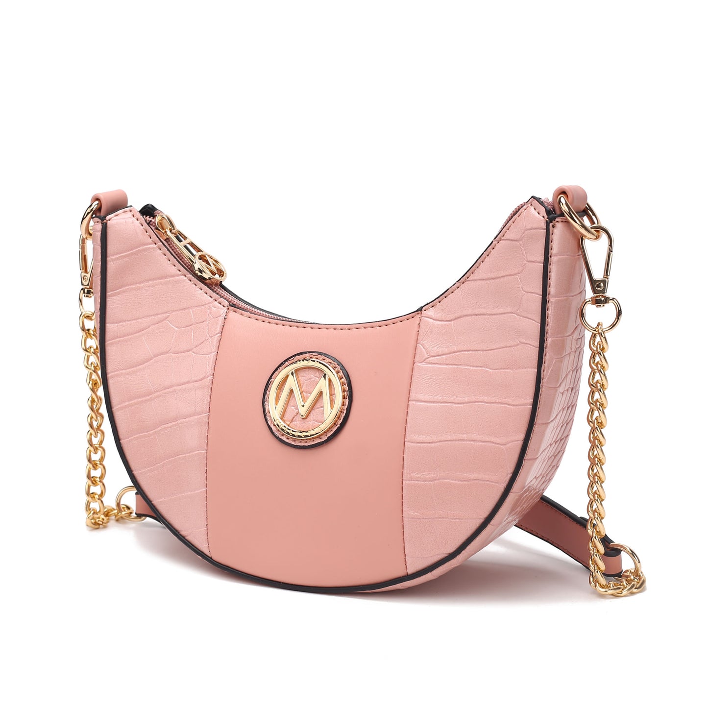 MKF Collection Amira Crocodile Embossed Vegan Leather Women Shoulder Bag by Mia K