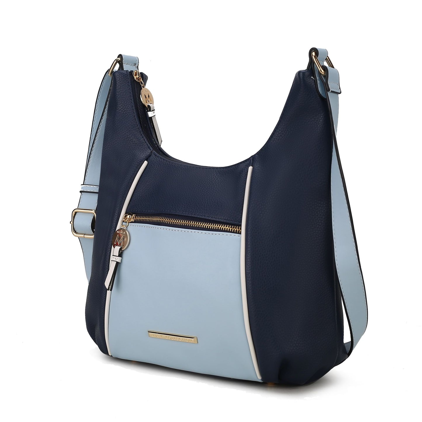 MKF Collection Lavinia Color Block Shoulder Handbag Vegan Leather Women by Mia k