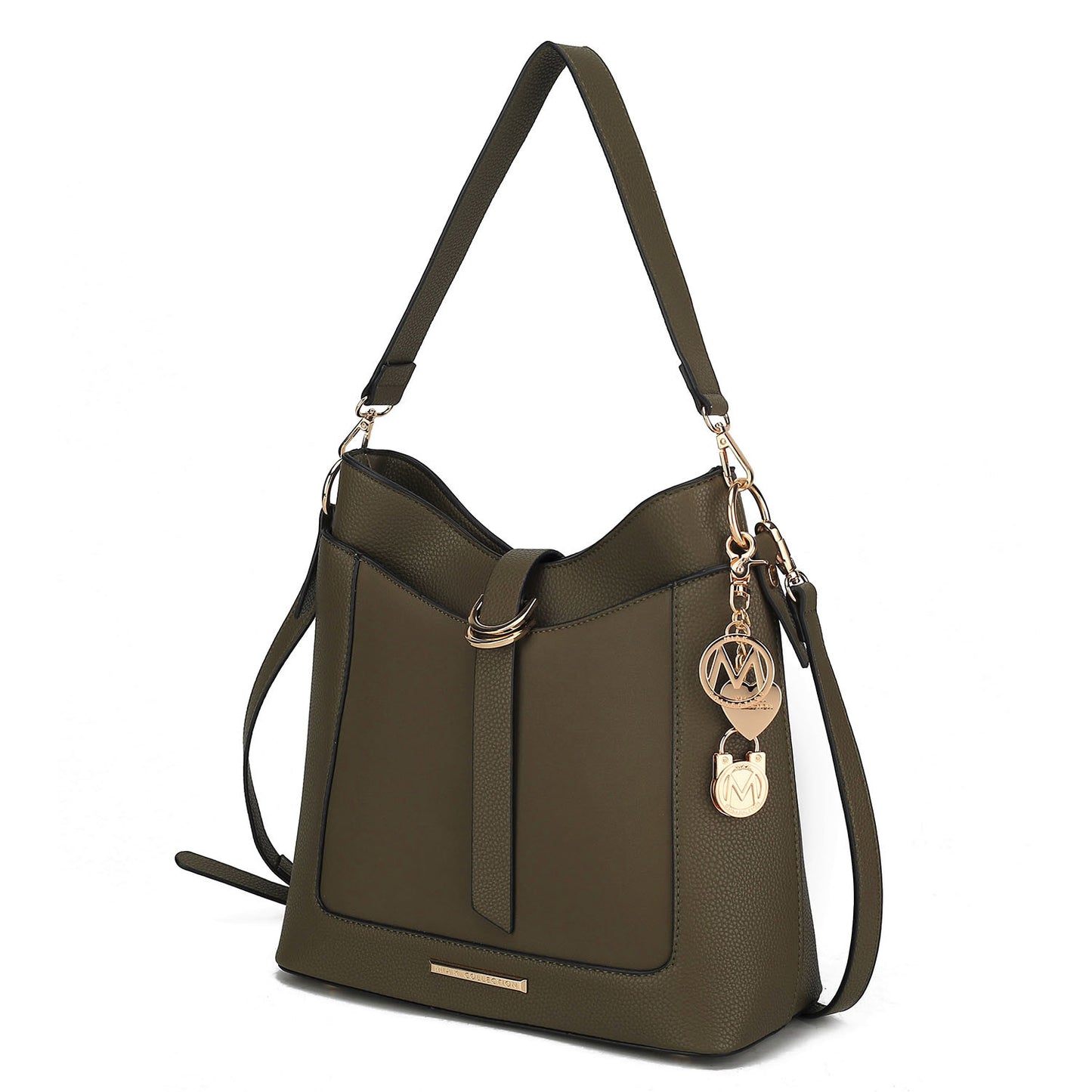 MKF Collection Geneva Vegan Leather Women Shoulder Bag by Mia K