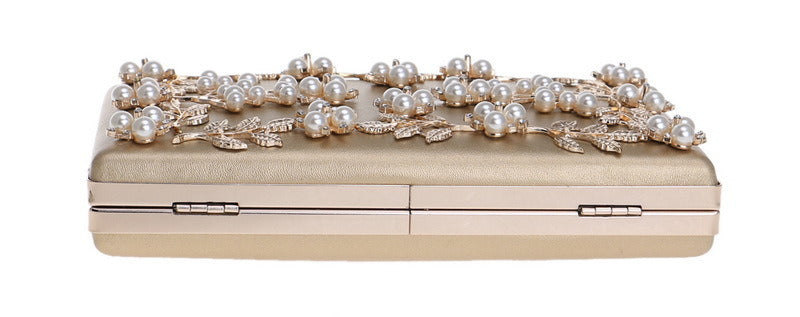 Clutch Bag Evening Bag Women's European And American Banquet Bag Flower Evening Bag