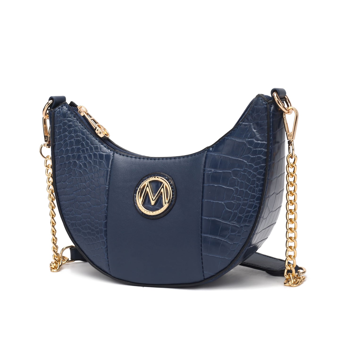 MKF Collection Amira Crocodile Embossed Vegan Leather Women Shoulder Bag by Mia K