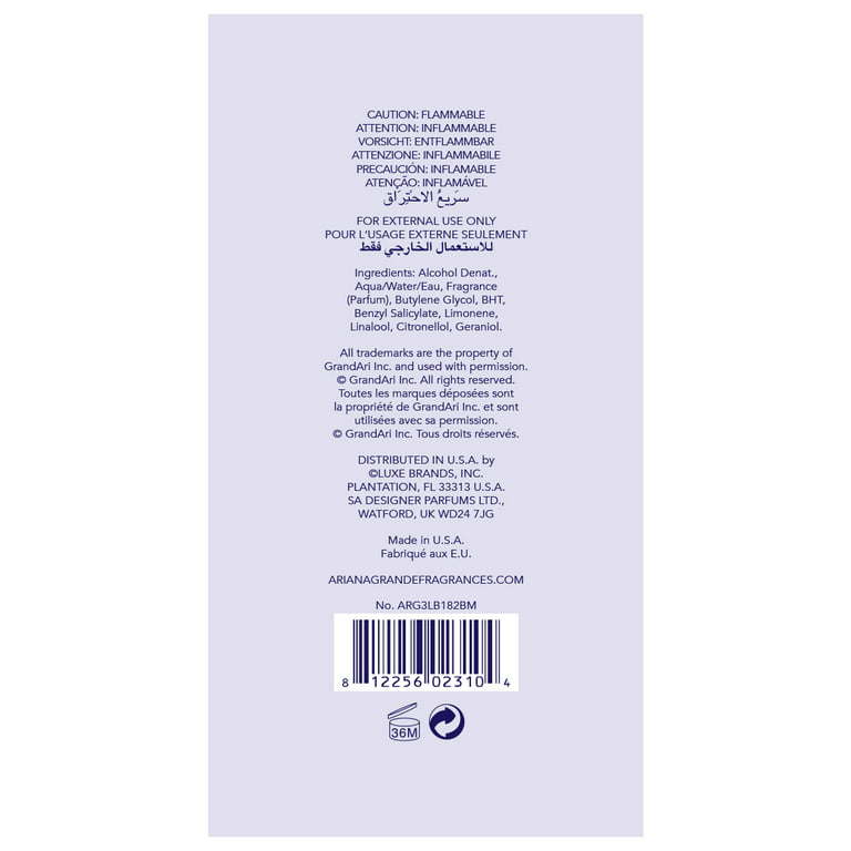 Ariana Grande Moonlight Body Spray for Women, 8 Oz