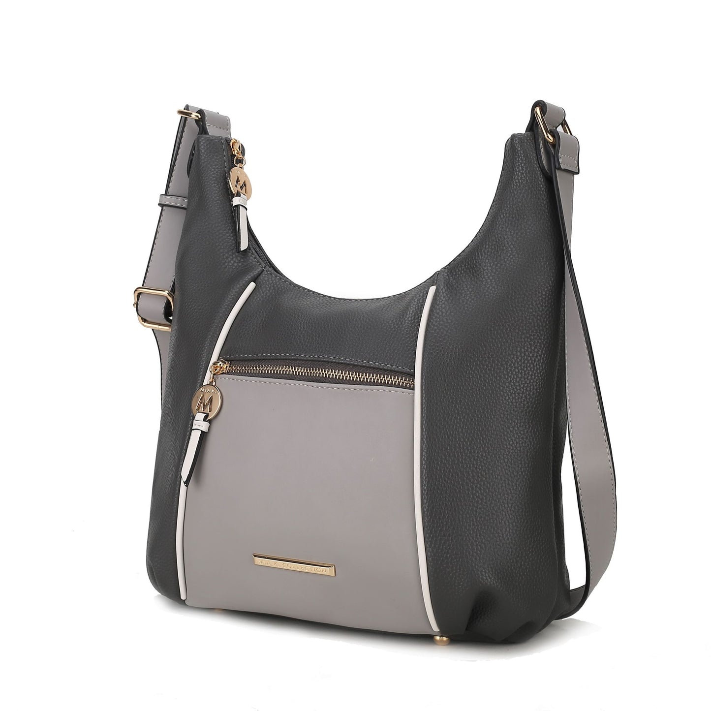 MKF Collection Lavinia Color Block Shoulder Handbag Vegan Leather Women by Mia k