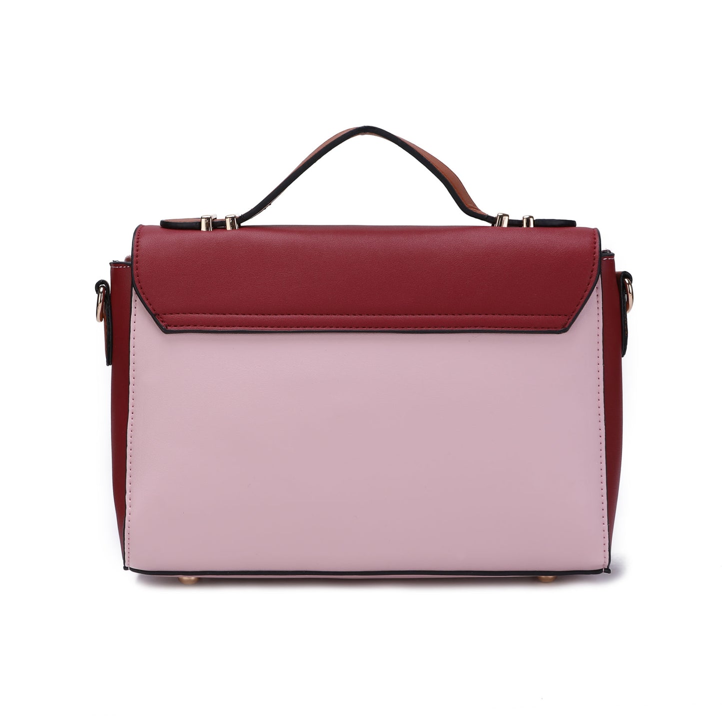 MKF Collection Zayla Color Block Vegan Leather Women Shoulder Handbag by Mia k