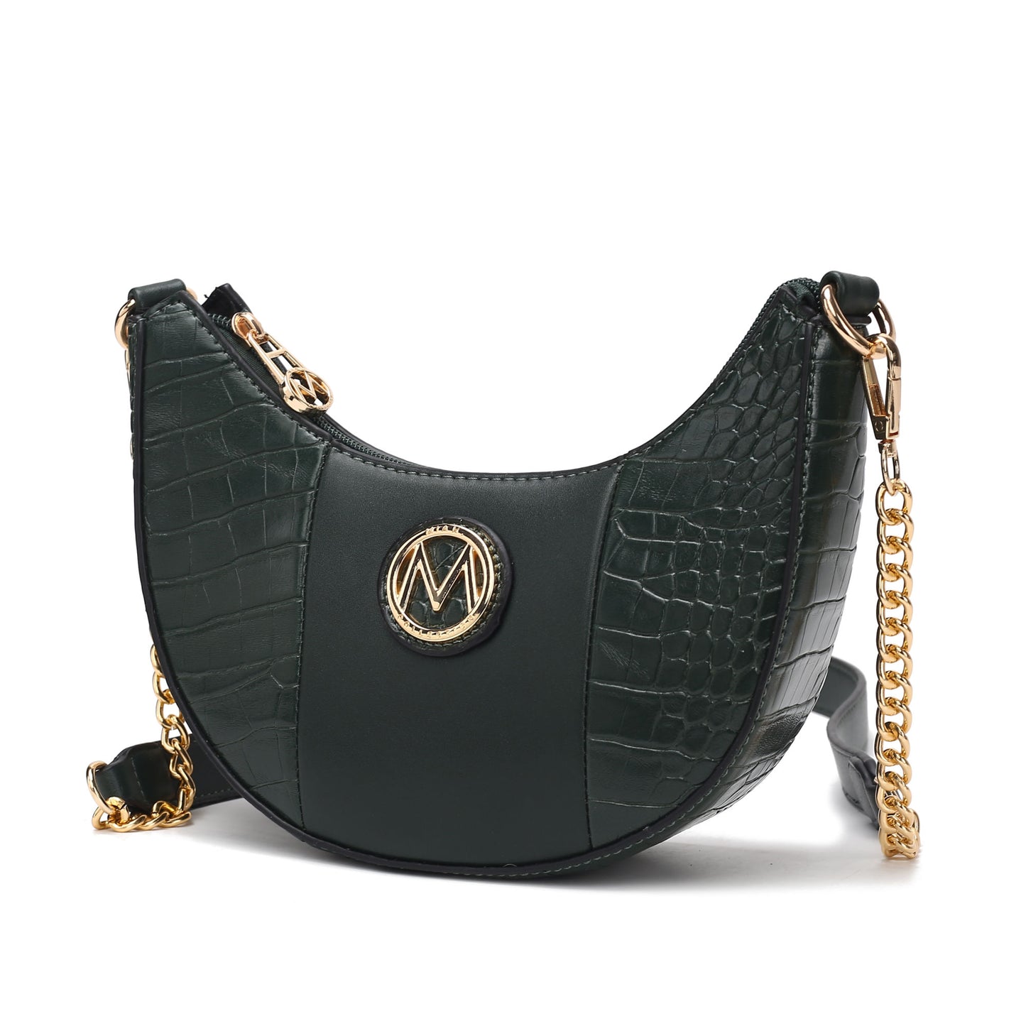 MKF Collection Amira Crocodile Embossed Vegan Leather Women Shoulder Bag by Mia K
