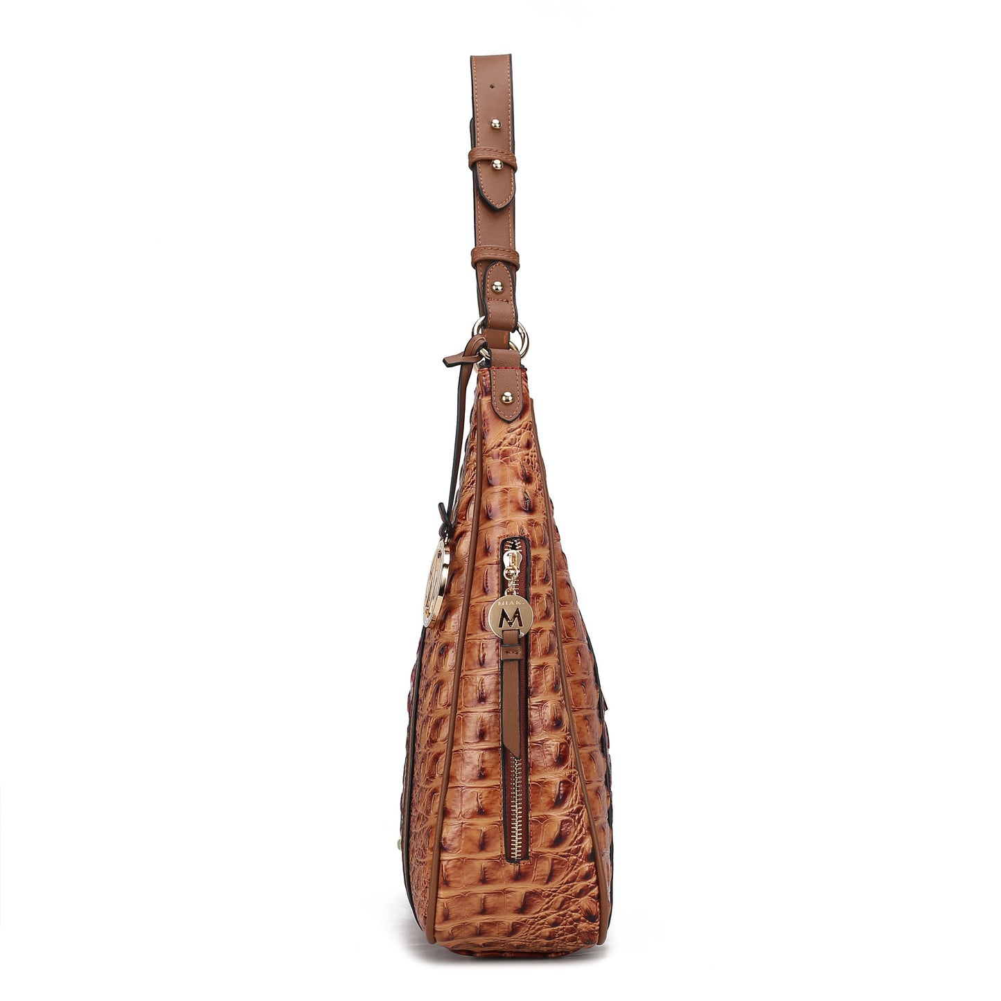 MKF Collection Becket Faux Crocodile Embossed Vegan Leather Women Shoulder Bag by Mia K