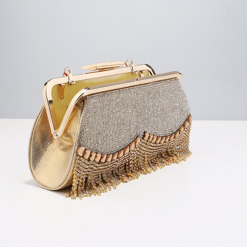 Tassel Shape Evening Bags Women's Hundred Banquet Handbags Dress Evening Bags