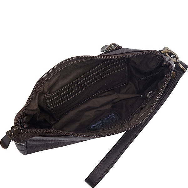 Le Donne Leather Large Wristlet Wallet LD-7036