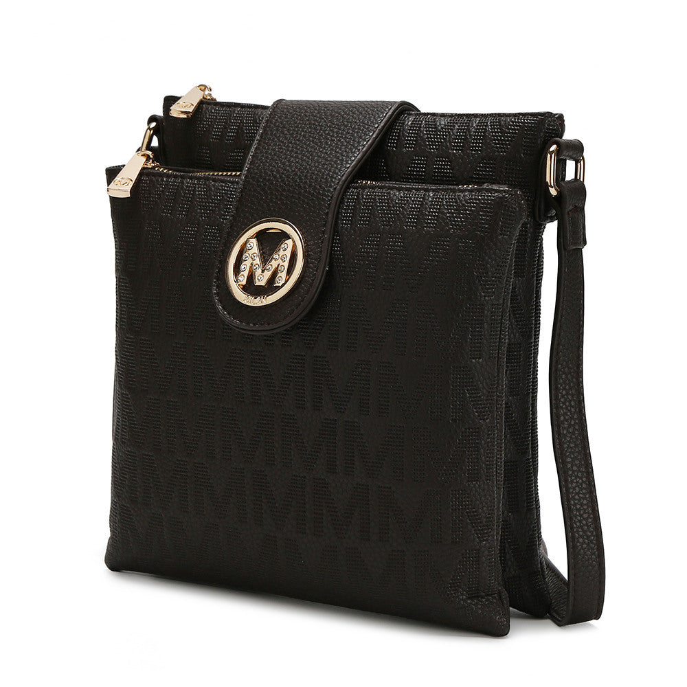MKF Collection Marietta M Signature Crossbody Handbag by Mia k