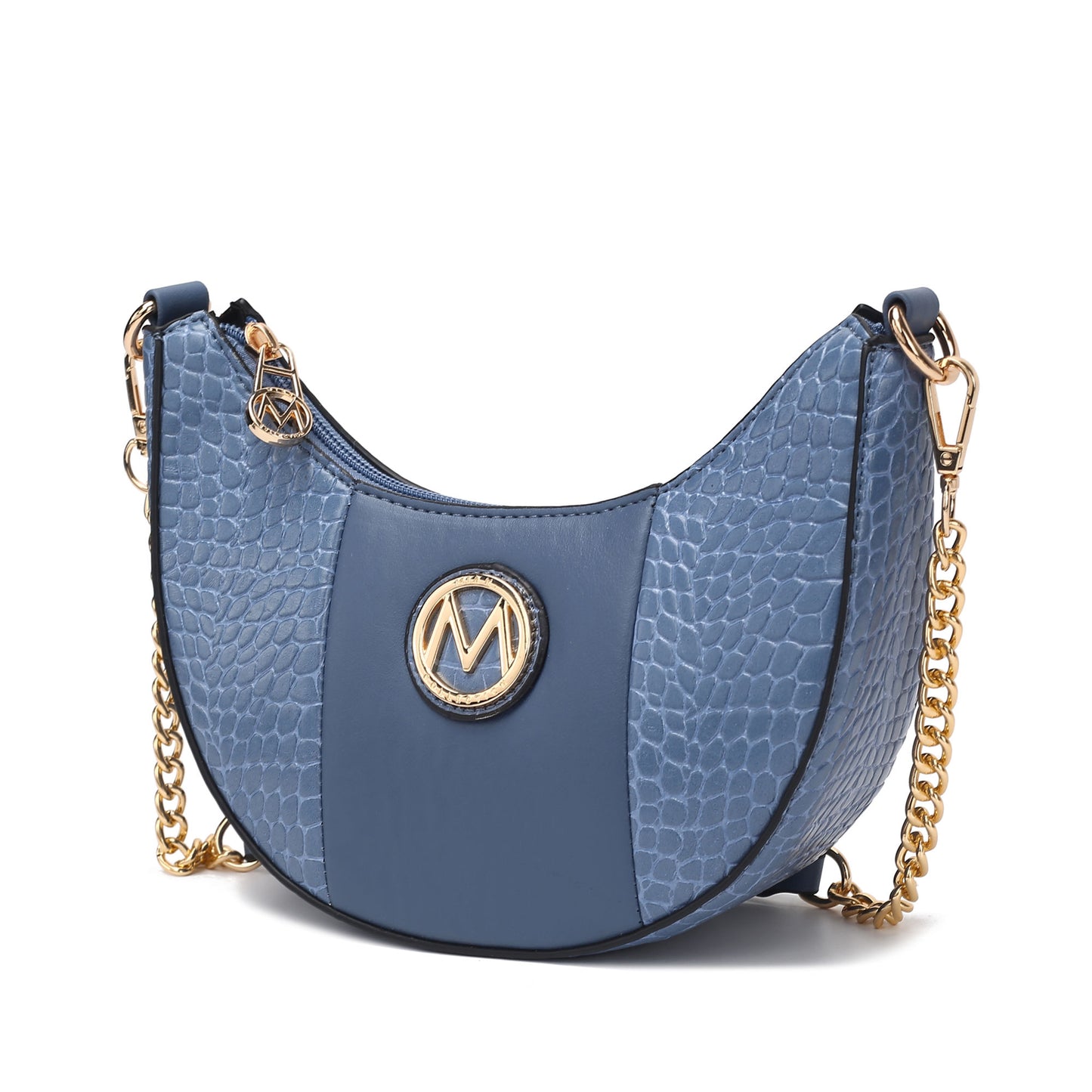 MKF Collection Amira Crocodile Embossed Vegan Leather Women Shoulder Bag by Mia K