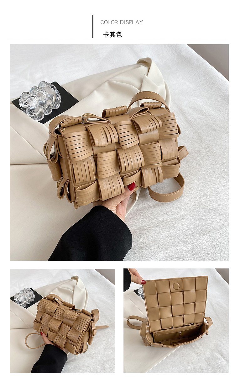 New Trendy Designed Women Handbags 2022 Summer Ladies PU Leather Solid Hollow Out Crossbody Bags Females Tassel Shoulder Bags