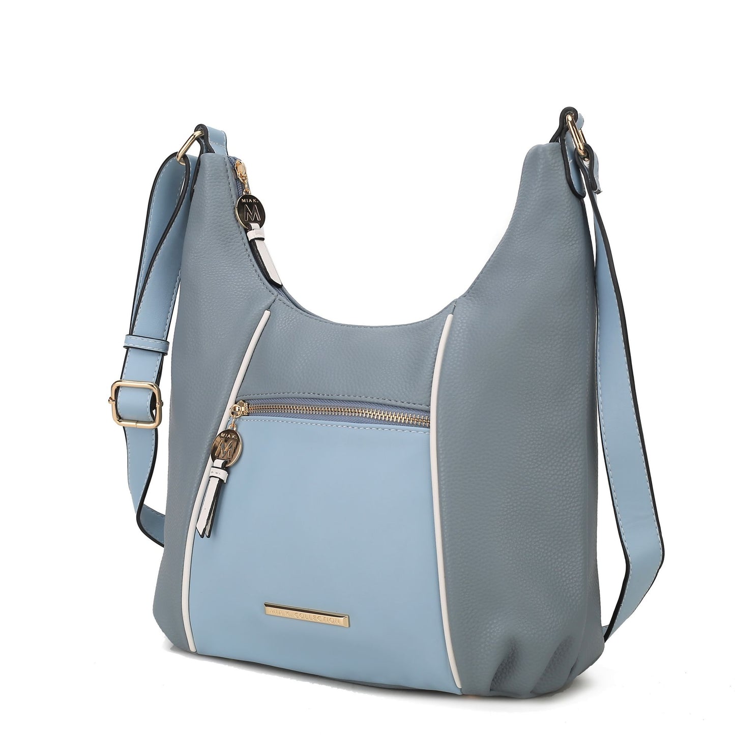 MKF Collection Lavinia Color Block Shoulder Handbag Vegan Leather Women by Mia k