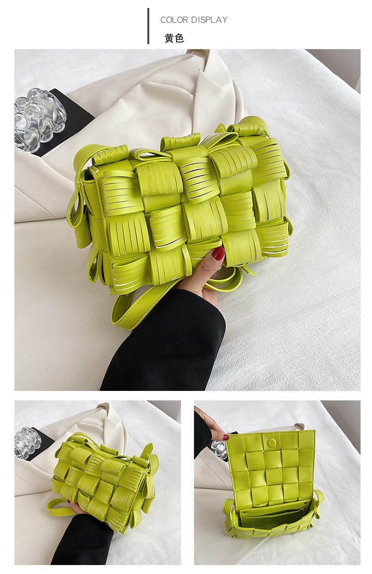 New Trendy Designed Women Handbags 2022 Summer Ladies PU Leather Solid Hollow Out Crossbody Bags Females Tassel Shoulder Bags