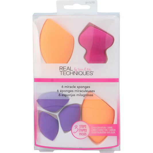 Real Techniques by Real Techniques (WOMEN) - Miracle Sponges --6 pcs