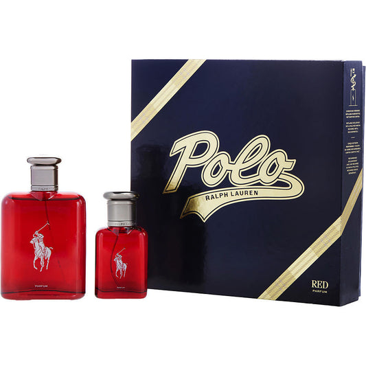 POLO RED by Ralph Lauren (MEN) EAU DE PARFUM REFILLABLE SPRAY 4.2 OZ & EAU DE PARFUM REFILLABLE SPRAY 1.35 OZ gift set
