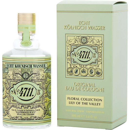 4711 FLORAL COLLECTION LILY OF THE VALLEY by 4711 (UNISEX) - EAU DE COLOGNE SPRAY 3.4 OZ