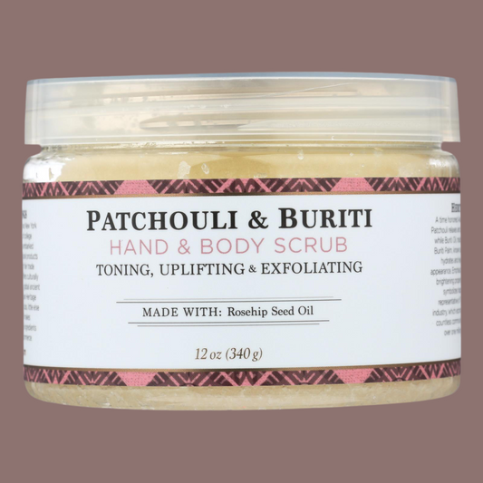Nubian Heritage - Hand&bdy Scrub Patch&buri - 1 Each - 12 Oz