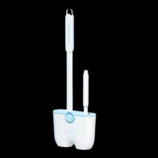 1pc Toilet Brush; Household No Dead Angle Cleaning Brush; Toilet Long Handle Detachable 14.96"x5.19"