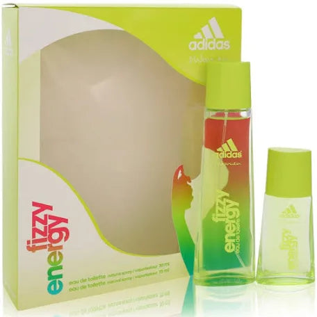 Adidas Fizzy Energy by Adidas Gift Set -- 2.5 oz Eau De Toilette Spray + 1 oz Eau De Toilette Spray (Women)