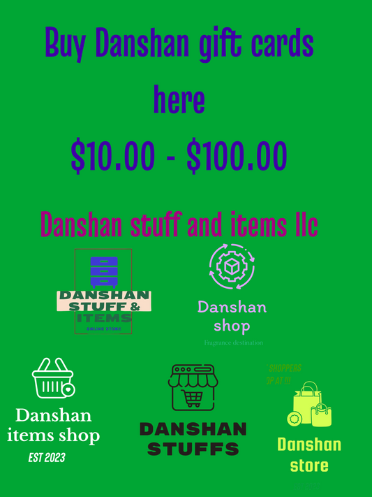 Danshan stuff and items gift cards