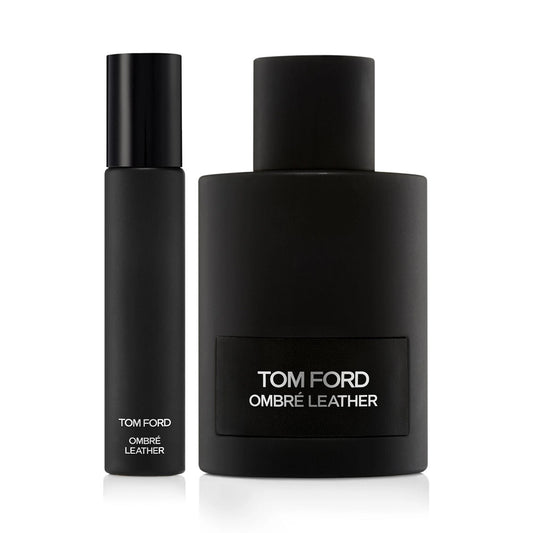 Tom ford ombre leather 2 pcs set: 3.4 eau de parfum spray + 0.34 eau de parfum spray