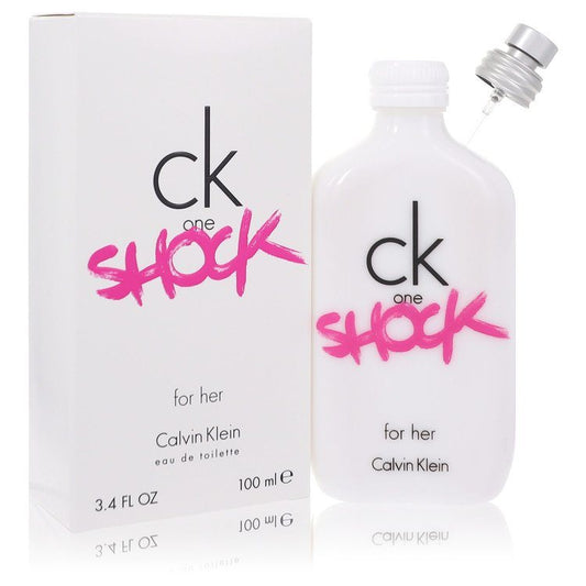 Ck One Shock by Calvin Klein Eau De Toilette Spray 3.4oz