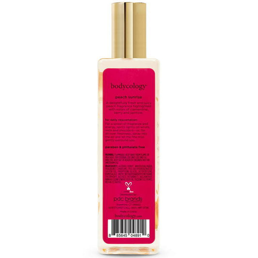 Bodycology Peach Sunrise Fragrance Body Mist, 8 oz