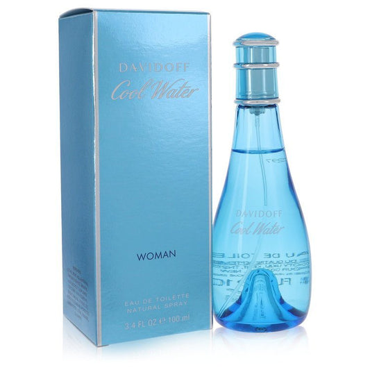 Cool Water by Davidoff Eau De Toilette Spray 3.4oz