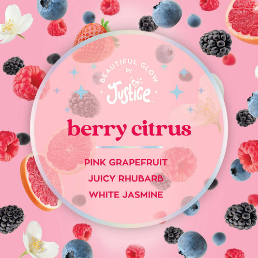 Beautiful Glow by Justice Hair and Body Fragrance Mist, Rebel Free Spirit Berry Citrus, 8.4 fl oz
