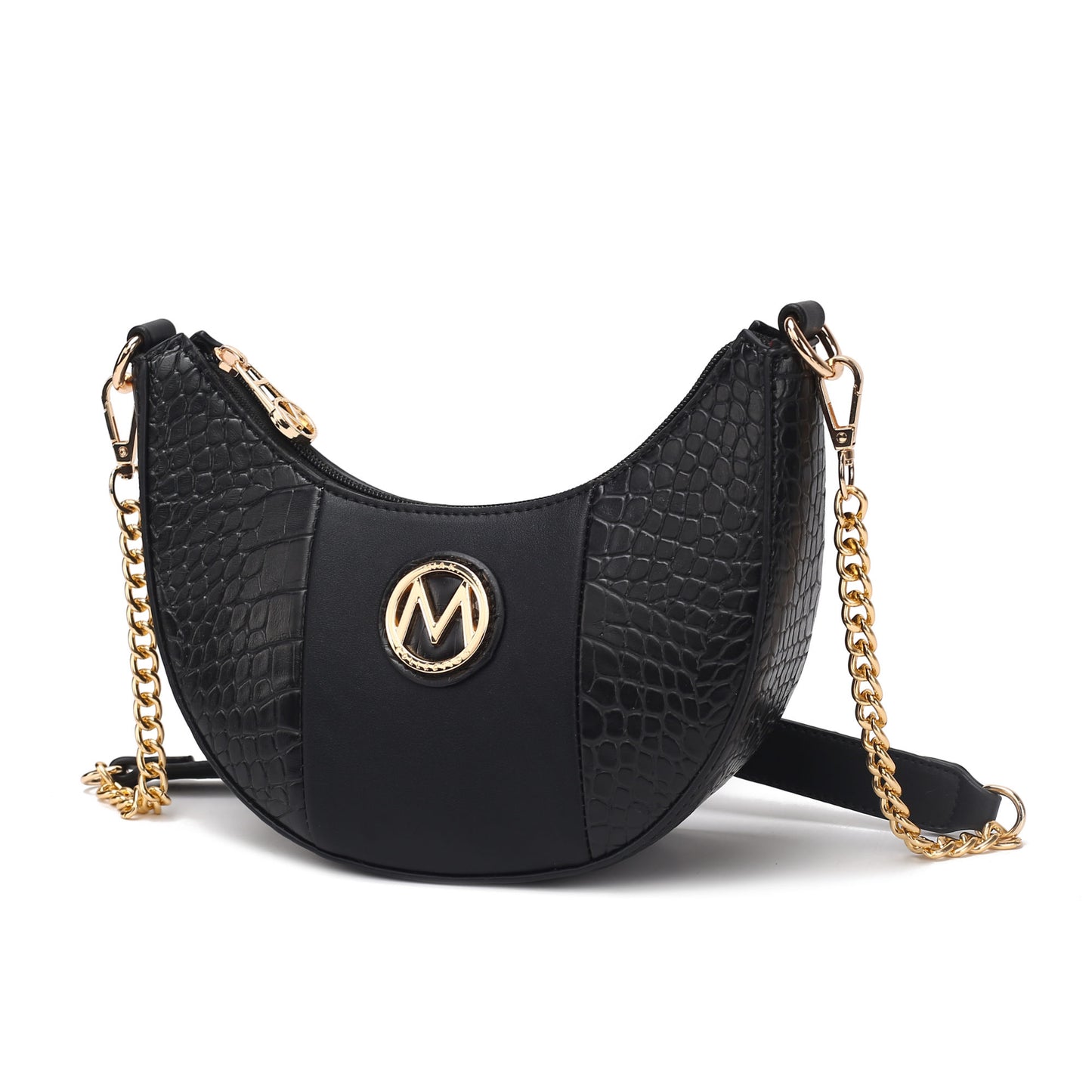 MKF Collection Amira Crocodile Embossed Vegan Leather Women Shoulder Bag by Mia K