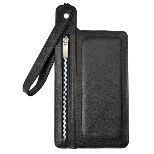 Skinny Leather Organizer Wristlet