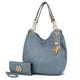 MKF Collection Ashley Hobo Shoulder Handbag by Mia K.(Color Red)