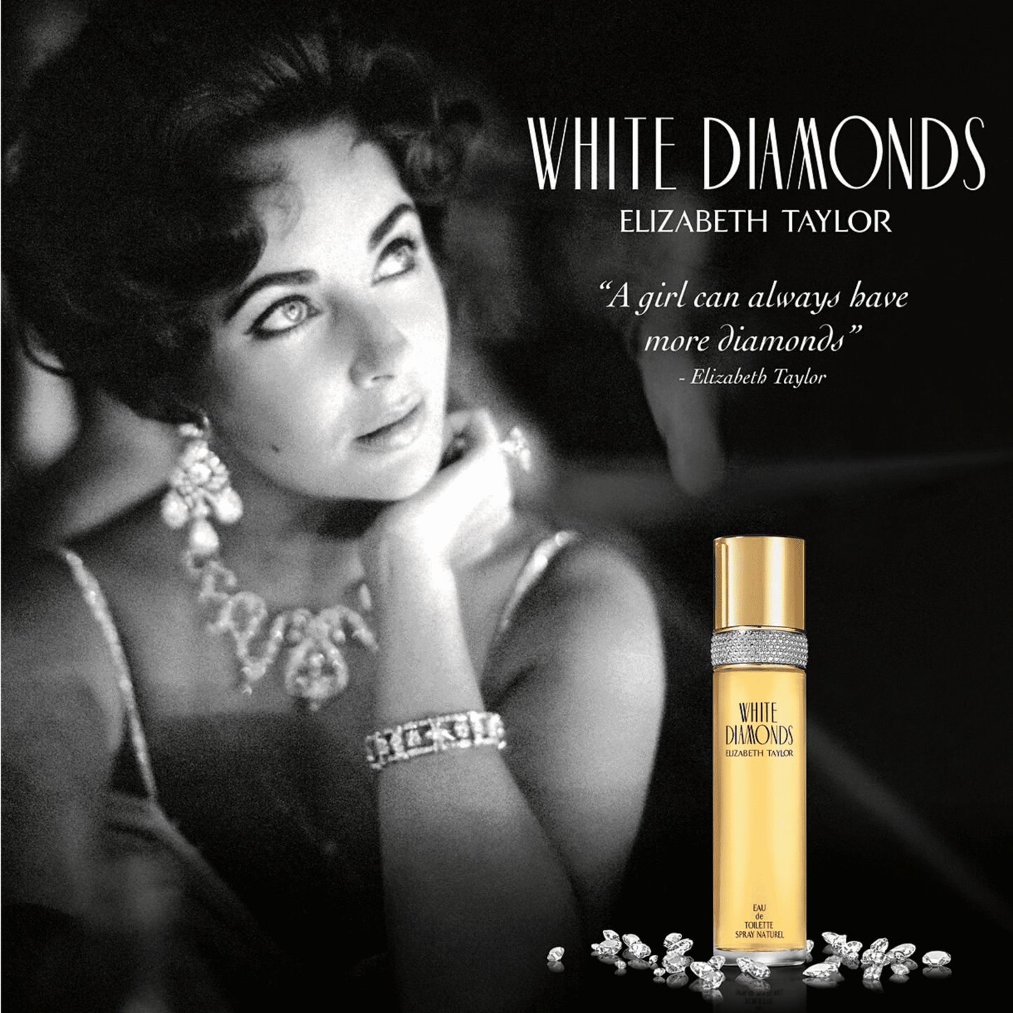 Elizabeth Taylor White Diamonds by Elizabeth Taylor Eau de Toilette Spray Naturel for Women 1.0 fl oz