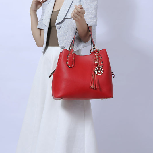 MKF Collection Lana Hobo Shoulder Bag Vegan Leather Women by Mia k