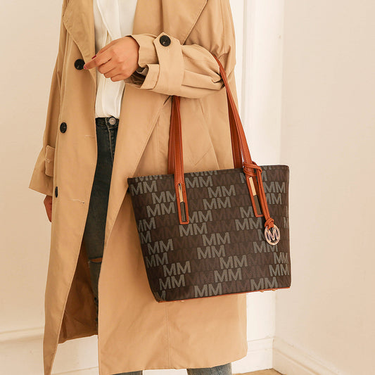 MKF Collection Aylet M Tote with Mini Handbag and Wristlet Pouch by Mia k