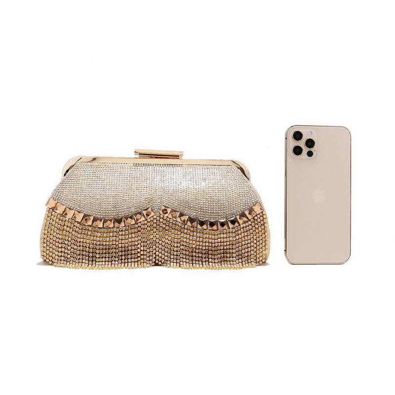 Tassel Shape Evening Bags Women's Hundred Banquet Handbags Dress Evening Bags