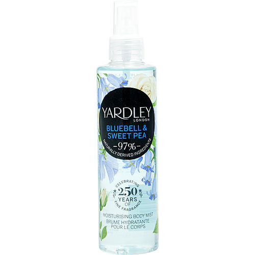 YARDLEY BLUEBELL & SWEETPEA by Yardley FRAGRANCE MIST 6.7 OZ